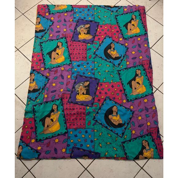 Vintage Disney Pocahontas Reversible Comforter Bedspread - Picture 1 of 3